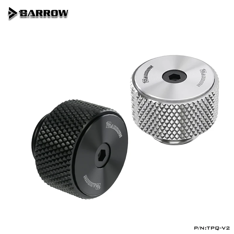 G1/4" manueller Auslassventilfilter, neues CD-Musterdesign, TPQ-V2, Vollschwarz/Silber