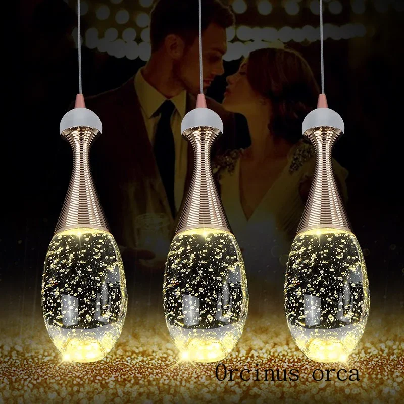 

Simple modern crystal chandelier living room glass creative chandelier fashion bar dining Chandelier Postage free