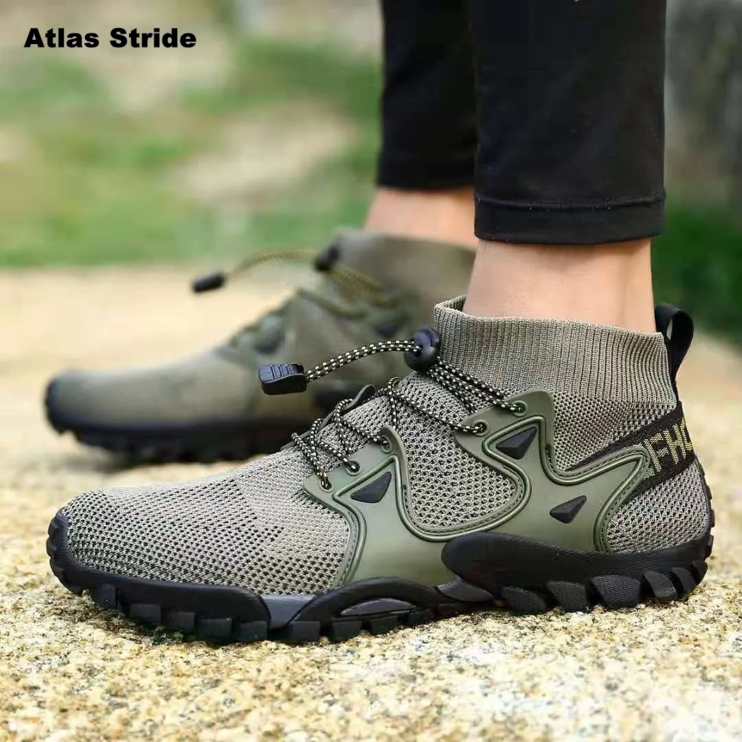 

Дышащие сетчатые кроссовки для активного отдыха с нескользящей резиновой подошвой, высокие, в стиле носков, для кемпинга, скалолазания, прогулок и походов по пересеченной местности