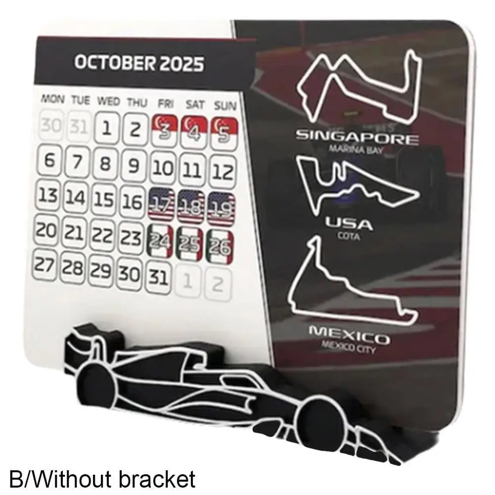 2025 Racing Calendar Desktop Calendar For Formula 1 Fans - Experience The Thrill Of Racing In Style Formula One Calendar