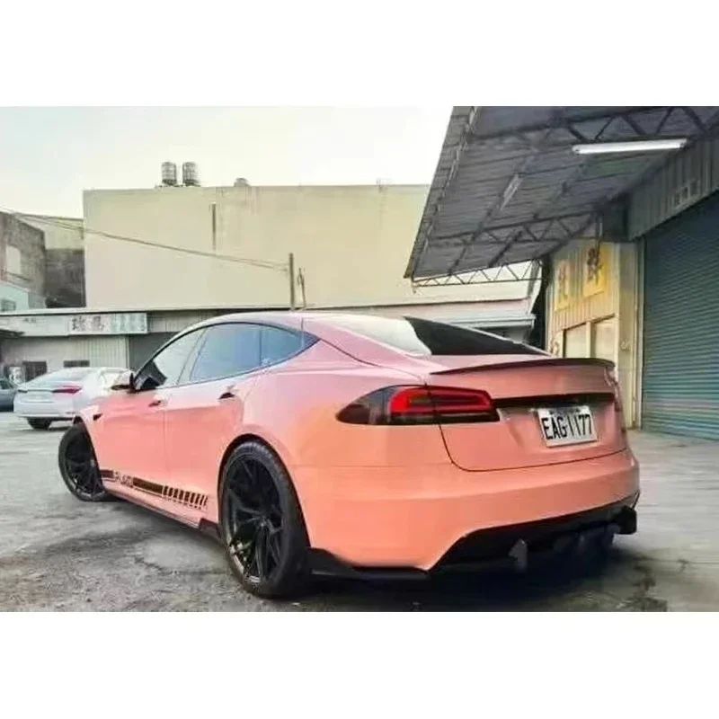 Model S Body Kits for  Excellent Quality Fast Delivery Dry Carbon Fiber Front Lip Side Skirt Rear Lip