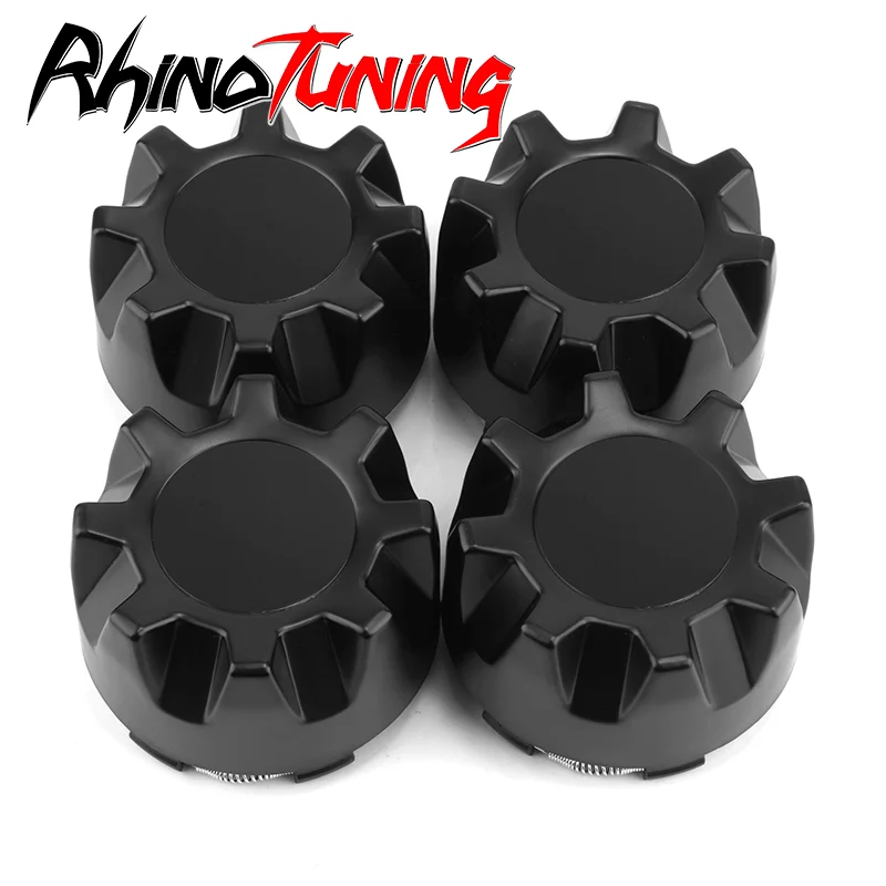 4pcs 84mm/3.31in 80mm/3.16in Wheel Center Cap for ITP Hurricane/Tornado  ‎#C110ITP (4/110, 4/115, 4/137, 4/156) Rim Cover  Black