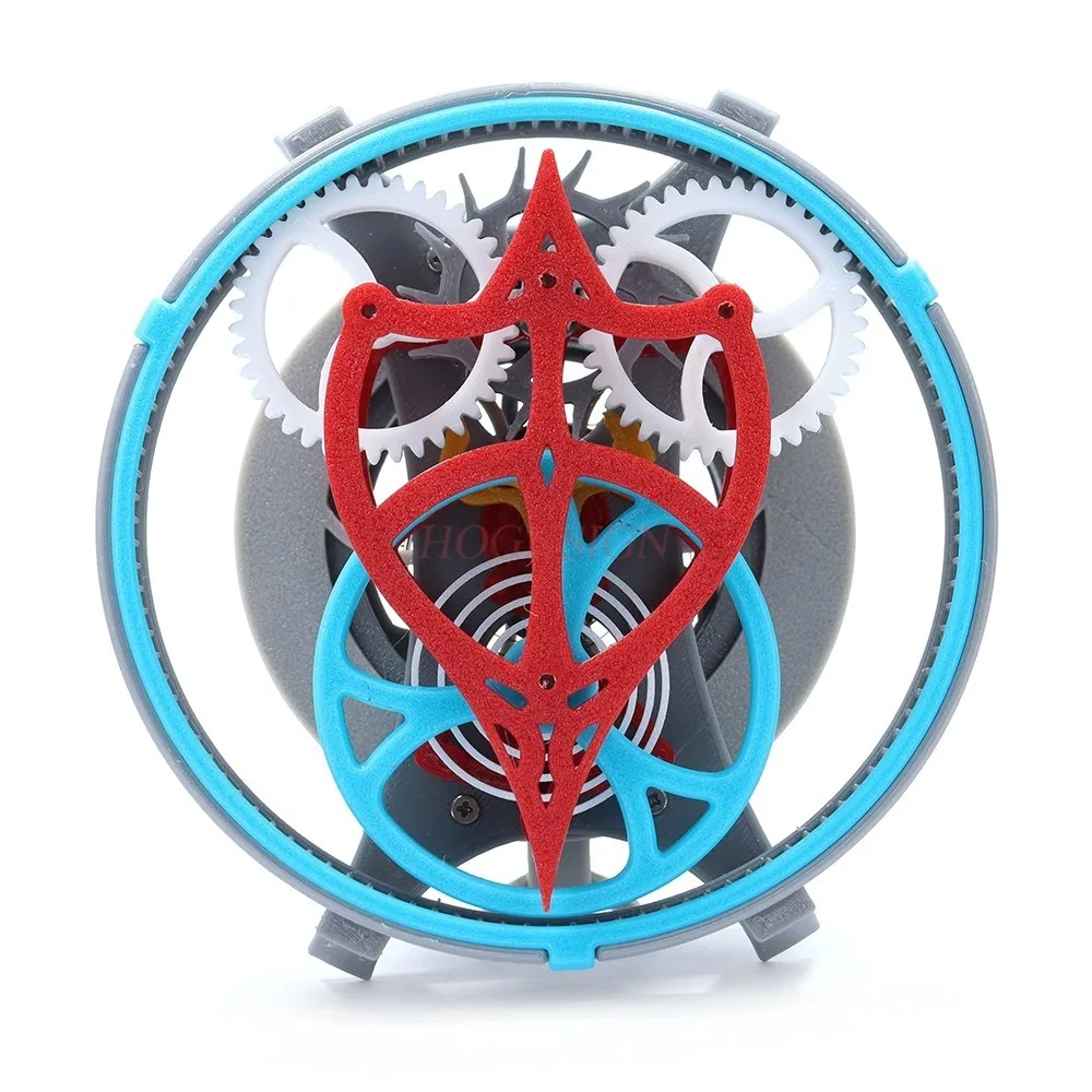 Mechanical art model, gear transmission, educational equipment, tourbillon principle, 3D printing ornament