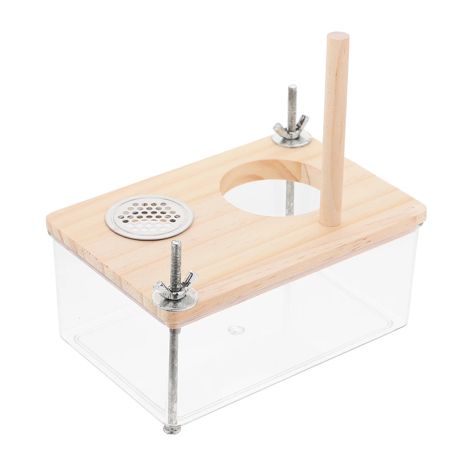 

Extra Large Clear Parrot Breeding Box for Budgie Cockatiel Nesting Indoor Warm Shelter for Hatching Birds Cage Accessories Nest