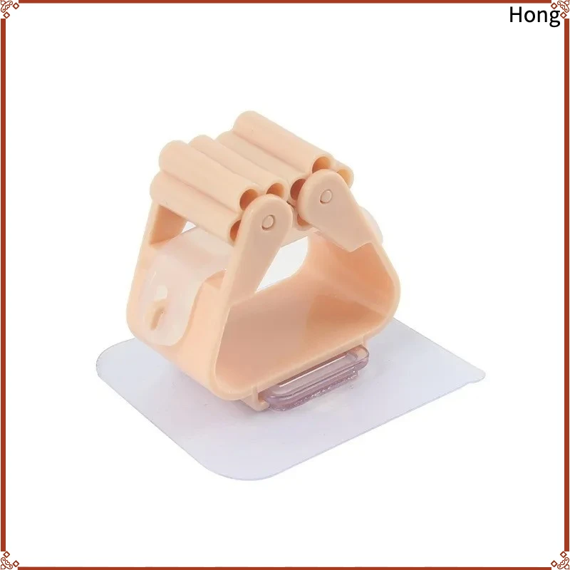 No Punching and No Marking Mop Clip Wall Hanging Mop Broom Hook Fixed Mop Rack Storage Viscose Mop Wall Hanging Clip