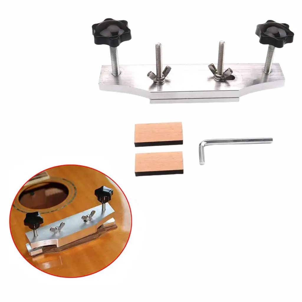 المحمولة الغيتار جسر المشبك إصلاح DIY أداة عزف موسيقى مع L وجع