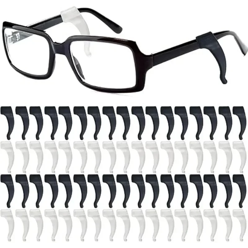 2/40pcs Silicone Ear Hook Anti-slip Glasses Leg Ear Sleeve Bracket Fastener Sunglasses Accessories Grip Anti-fall Eyewear Holder