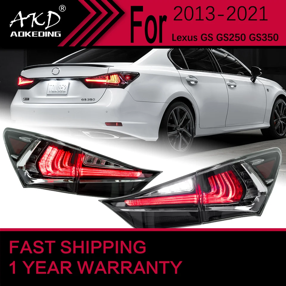 Car Lights for Lexus GS GS250 GS300 LED Tail Light 2013-2021 Rear