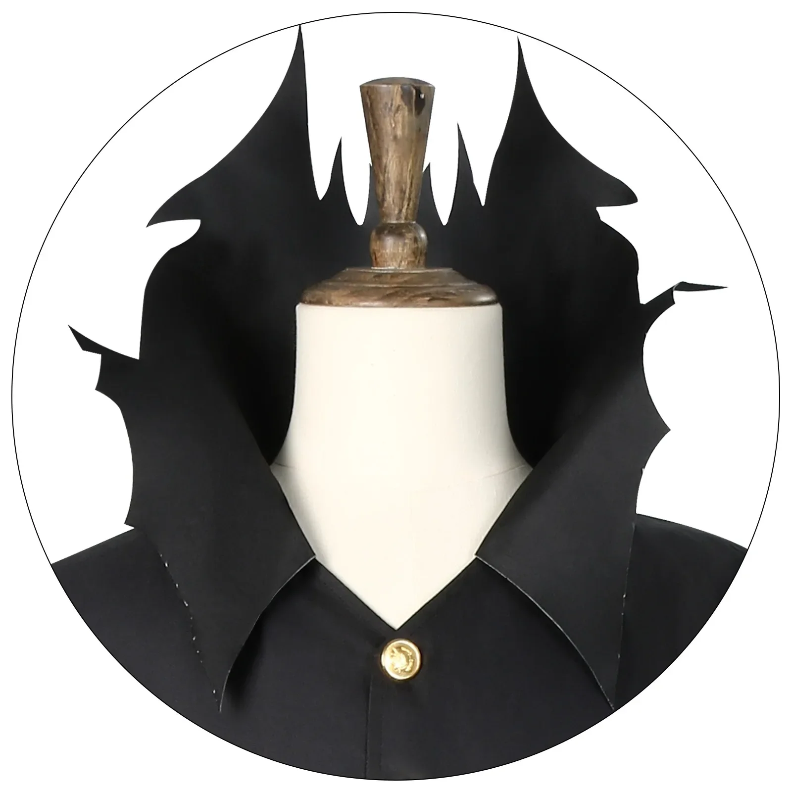 Anime Dandadan Ken Takakura Okarun Costume Cosplay Parrucca Maschera Occhiali uniformi neri Set completo per donna Uomo Vestito da festa di Halloween