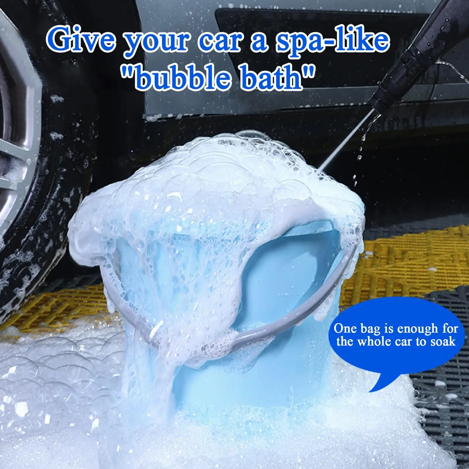 50ml Car Wash Shampoo High Gloss Concentrated Auto Detailing Soap, Deep Cleaning Foam for Car Truck SUV Paint & Exterior