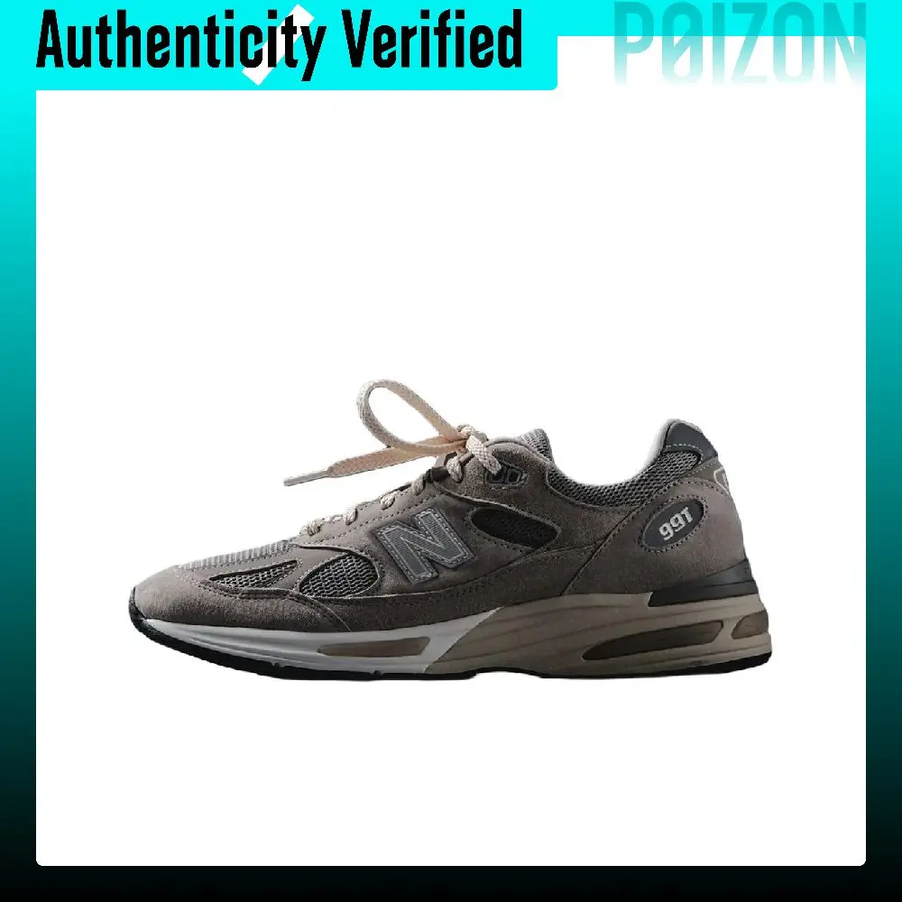 New Balance x KITH NB 991 V2 Low top Running Shoes Unisex Heritage Gray U991TK2