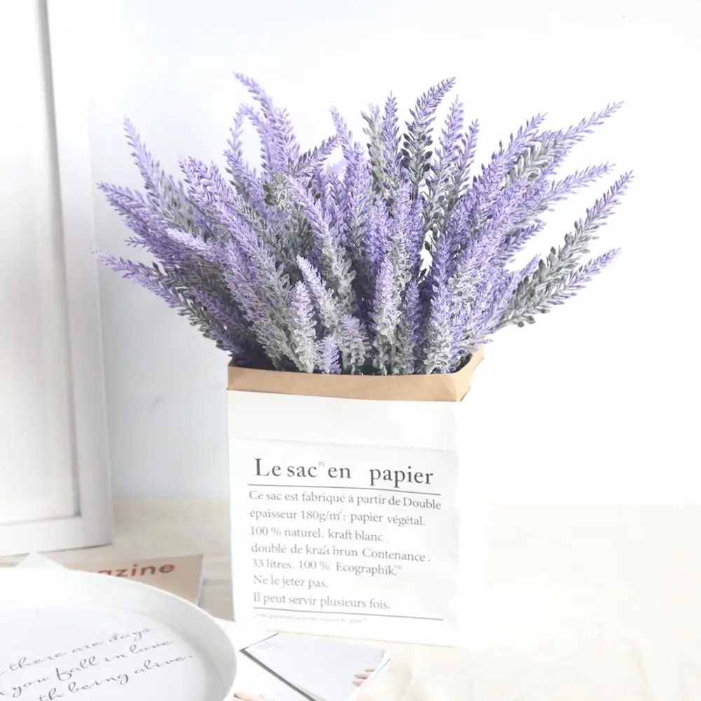 Romantic Provence decoration lavender flower silk artificial flowers grain decorative Simulation of aquatic plants