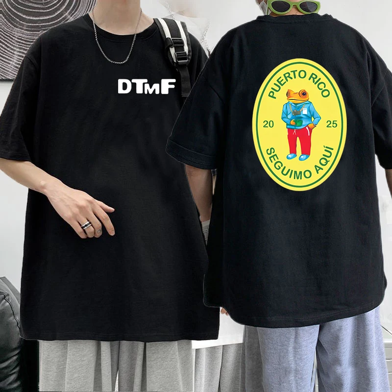 

DTMF Bad Bunny New Album Tour T-Shirt Men Women Debi Tirar Mas Fotos Printed Tshirt Casual Cotton Short Sleeve Hip Hop Tees