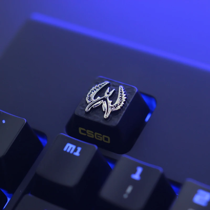 

Game CSGO Keycap 3D Howl Zinc Aluminium Alloy KeyCap For MX Switch Mechanical Keyboard OEM Profile R4 Height Stereoscopic relief