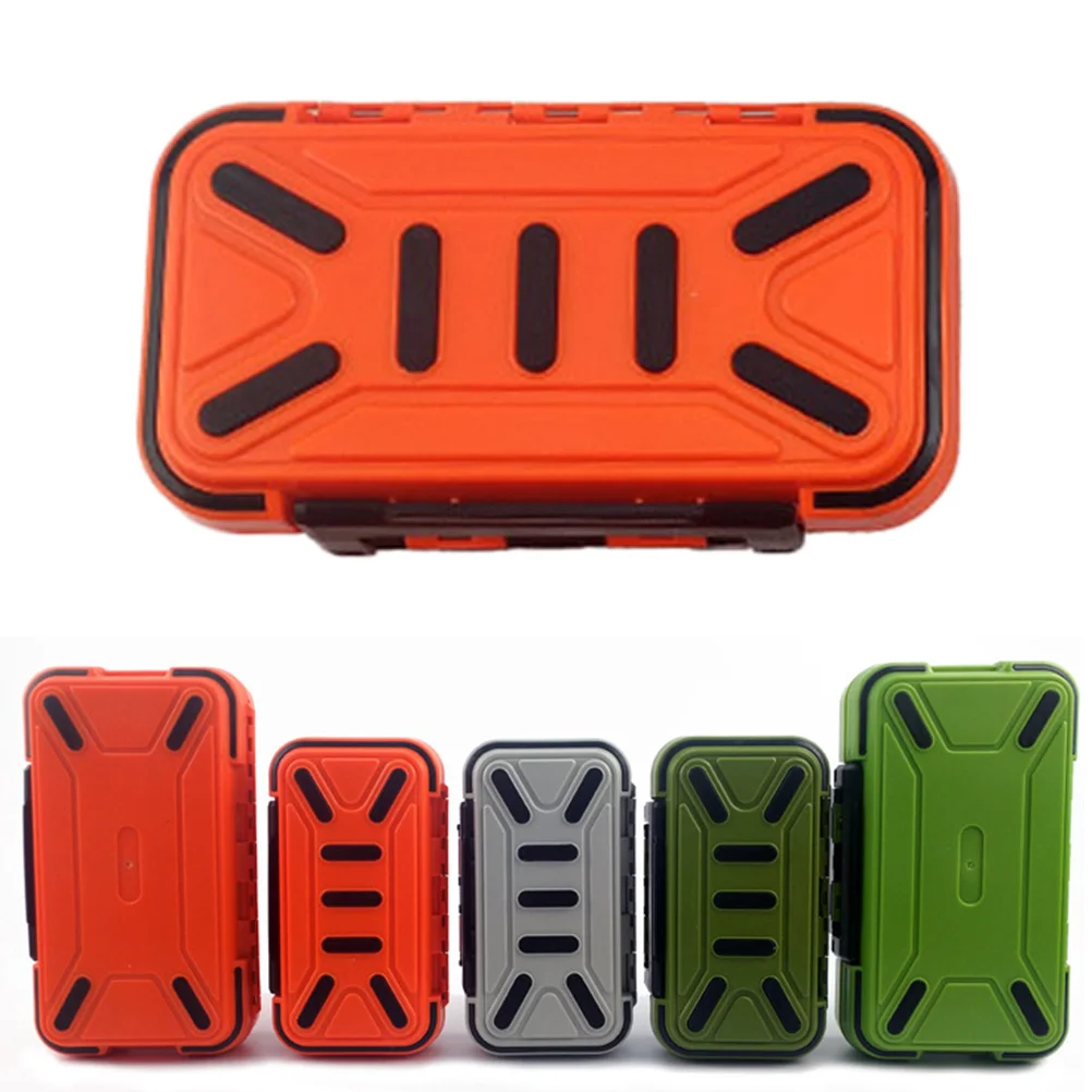 

Waterproof Fishing Accessories Box Orange High-Strength Abs Pc Case Double-Sided Large Capacity Adjustable Insert Fishing