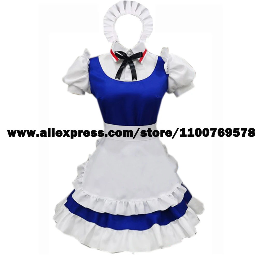 Anime Sakuya Izayoi Dress Cosplay Costume Halloween Uniform Outfits Cosplay Party Costume