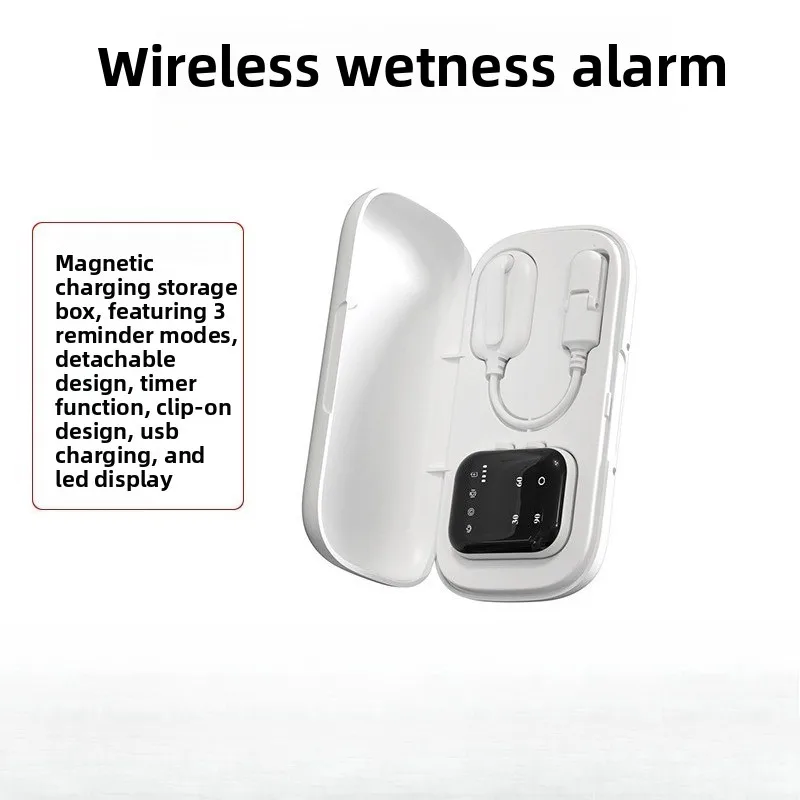 Custom Wireless Bedwetting Alarm, 3 Timing Modes Multiple Colors Kids Urine Wet Reminder Alarm for Bedwetting Training