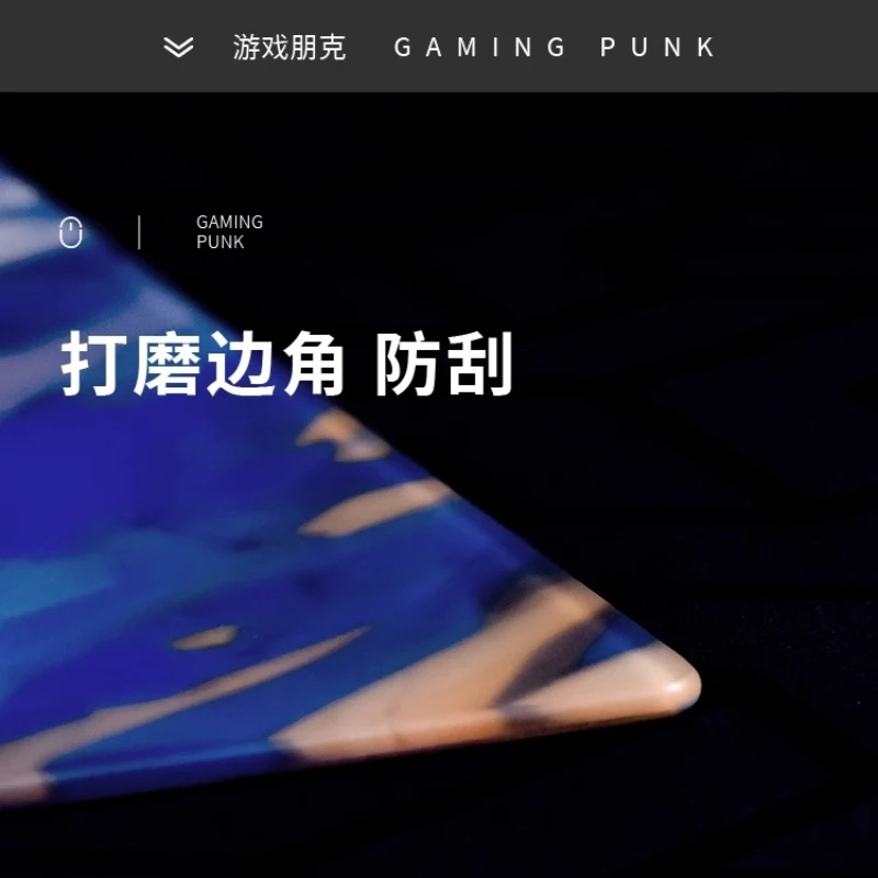 NEW E-sports Grade Glass Mouse Pad Frosting Process Tempered Glass Gaming Mouse Pad Manual Customize Patterns Anime Mousepad