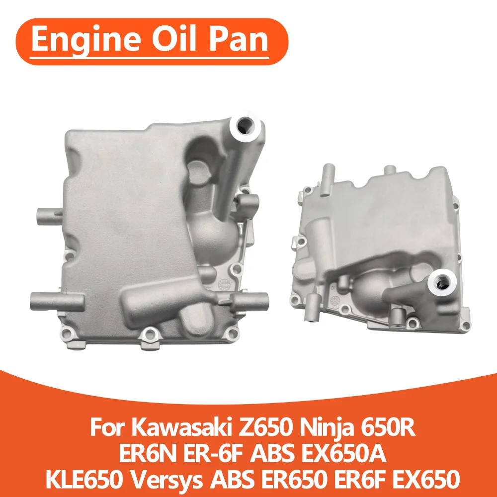 For Kawasaki ER6N Ninja 650R ER-6F ABS EX650A KLE650 Versys ABS ER650 ER6F EX650 Motorcycle Oil Pan Strainer Cover Assy