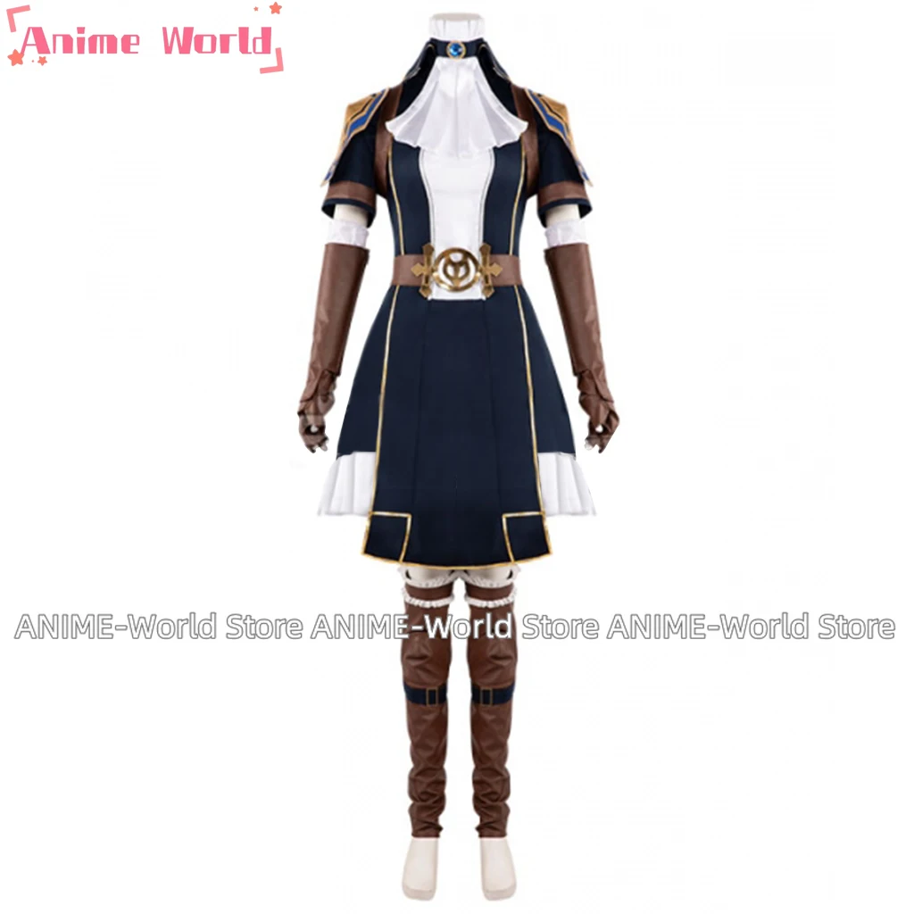 Game Arcane Caitlyn Cosplay Costume The Sheriff of Piltover Caitlyn Cosplay Costume Uniform Dress Outfit Anime Arcane Wig