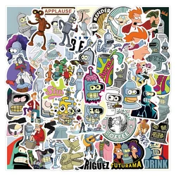 10/30/50/110pcs Funny Cartoon Futurama Stickers Decals Toys Cute Graffiti Stationery Phone Car Waterproof Cool Sticker Wholesale