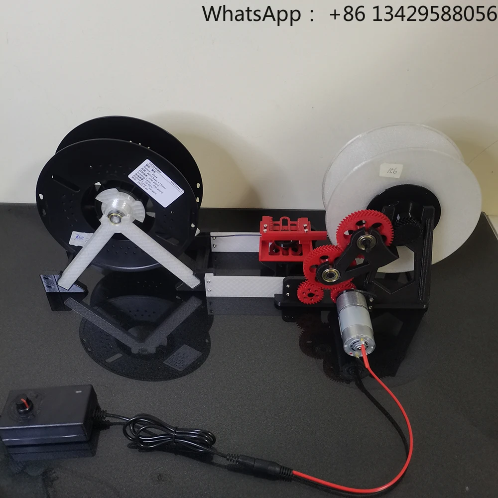 

12V 3D Printing Filament Reel (Hand-crank or Electric), Compatible with Multiple types Filament Specifications