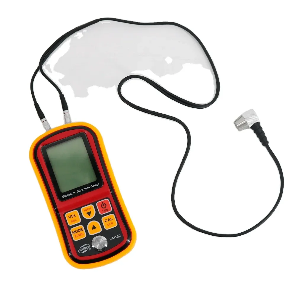 Portable GM130 intelligent handheld Ultrasonic Thickness Gauge With Auto Calibration To Assure The Accuracy