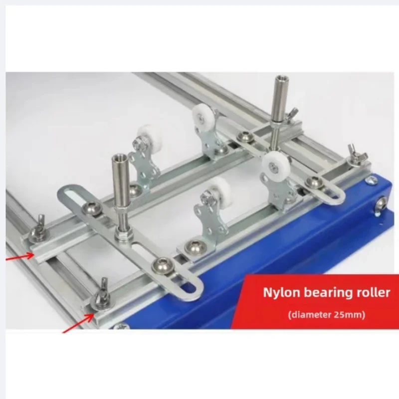 SPE-A ประเภท QMH170 เครื่องพิมพ์สกรีนโค้ง เครื่องพิมพ์สกรีนแบบแมนนวล เครื่องกดแผ่นเหล็ก สถานีพิมพ์ซิลค์สกรีน