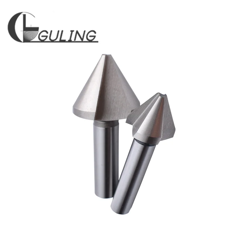 GULING 90 ° ثلاثة ذو حدين الشطب سكين 6.3 8 10.4 12.5 16 20 25 30 31 35 40 50 60 الشطب قطعة أثرية تهذيب حواف الحفر