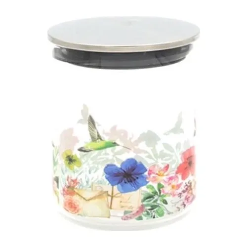 Zücev 11 X13CM Single Borosilicate Floral Glass Jar CANISTER-540