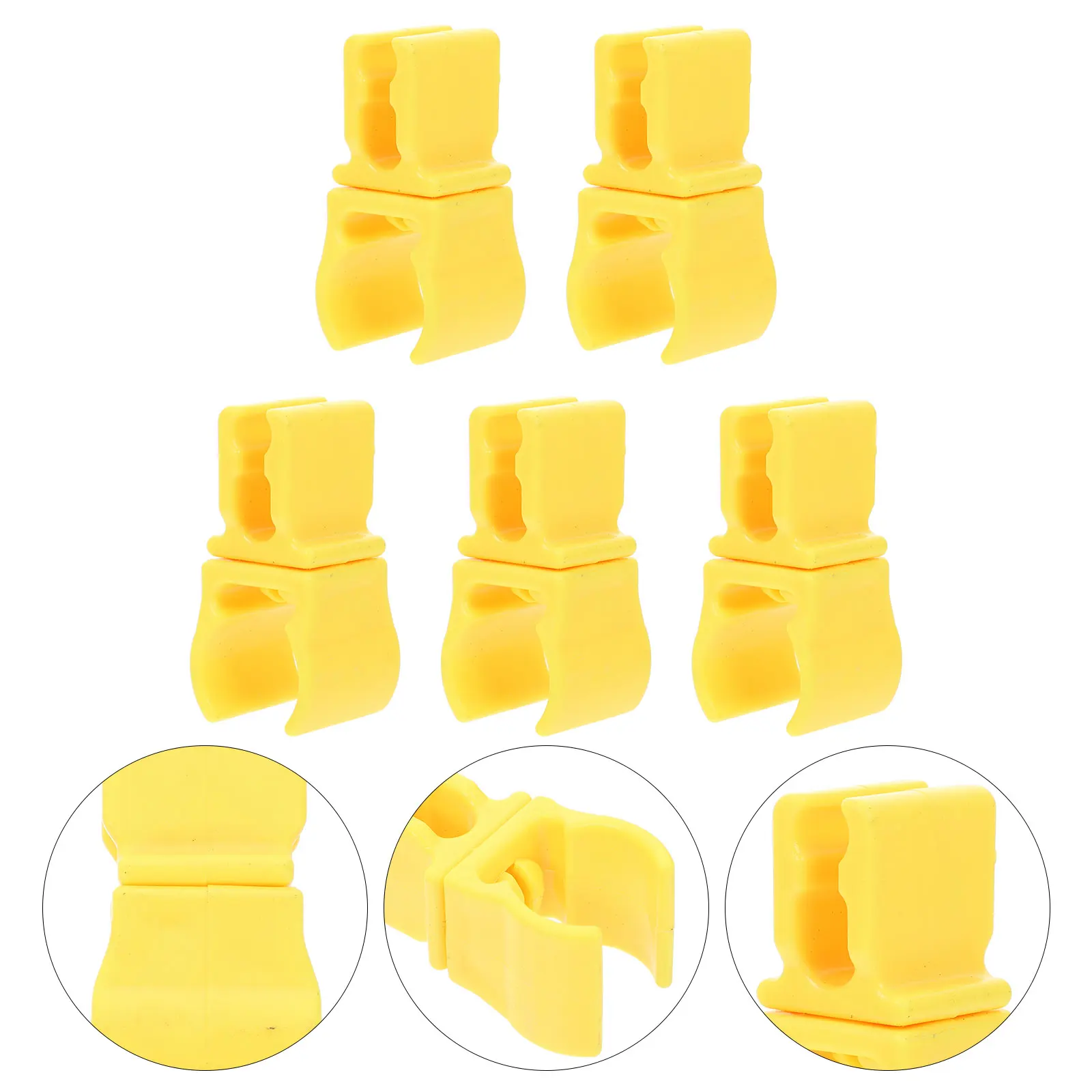 

5pcs Football Goal Connector Clips Plastic Fixing Accessories Sports Equipment Long Lasting Easy Installation Dog Training Ring