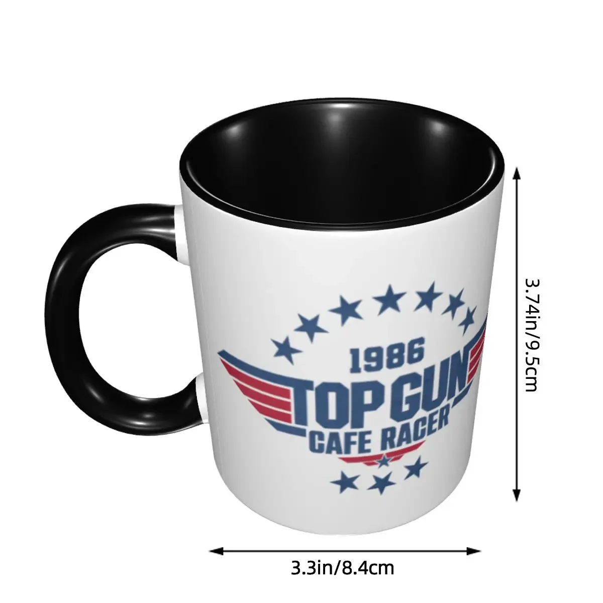 Top Gun Maverick CAFE RACER Mugs Customized Action Drama Movie Ceramic Coffee Mug Creative Present