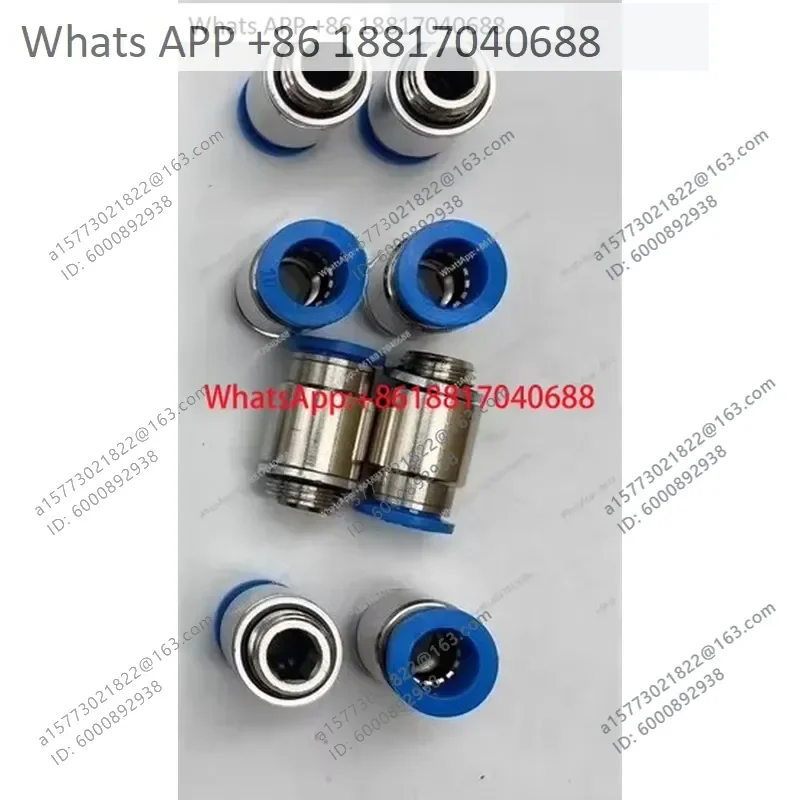 10PCS Threaded Quick Plug Connector for QS-G1/4-10-8 6 I 186112 186110 186108 Pneumatic Fitting Air Hose Push in Joint