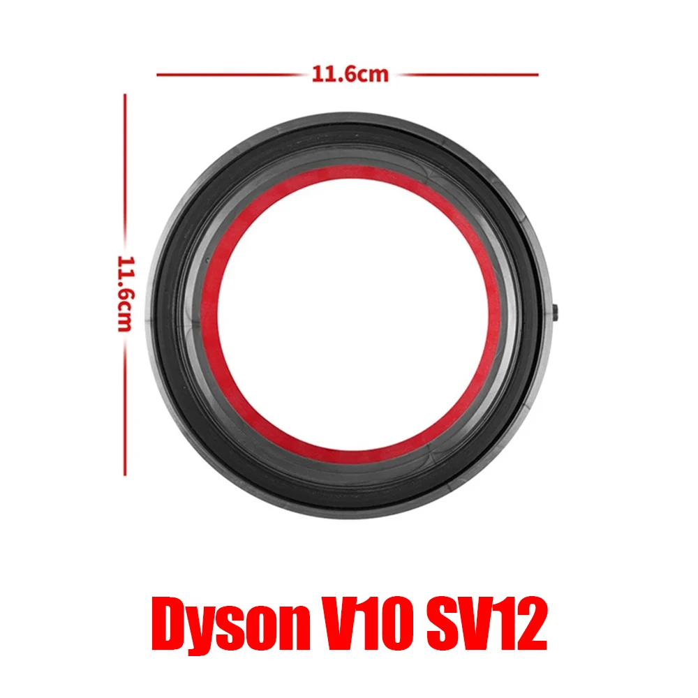 Dust Bin Base Lid Top Sealing Ring For Dyson V10 V11 V12 Vacuum Cleaner Bottom Bucket Cap Dust Collector Box Cover Seal Clamp