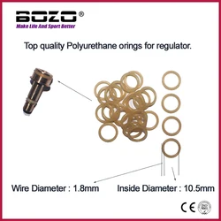 HPA Air Tank Regulator Piston Bigger Seal Polyurethane O-ring Oring Sealing 90 Duro 20/50pcs