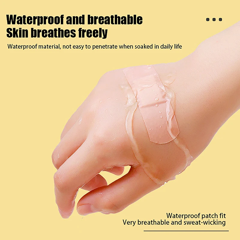 60 Stuks Waterdichte Pleisters Verbanden Eerste Hulp Medische Anti-Bacteriën Wond Gips Multi Types Home Travel Noodkits