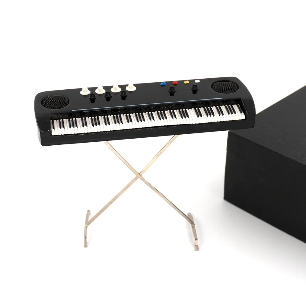 Miniature Musical Instruments Electronic Organ Model  for 1/12 Dollhouse ob11 1/6 Action figure Accessories bjd  Decoration