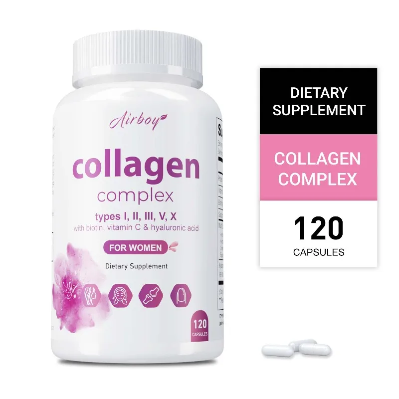 

Collagen Complex - Whitening Beauty, Anti-aging, Smooth and Firm Skin, Reduce Wrinkles, Increase Muscle Mass