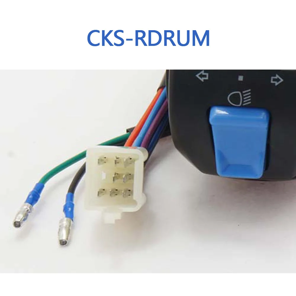 CKS-RDRUM Scooter Right Killing Switch for Drum For GY6 50cc 4 Stroke Chinese Scooter Moped 1P39QMB Engine