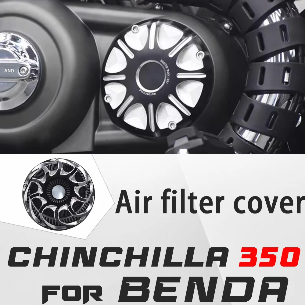 For Benda Chinchilla 350 Modified Engine Side Cover Turbo Air Filter Intake Decorative Shell Accessories