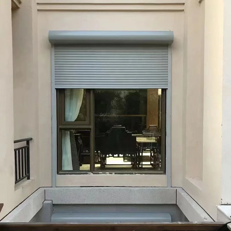 2025年工場製高品質電動ローラーカーテン窓（内蔵シャッター付き）