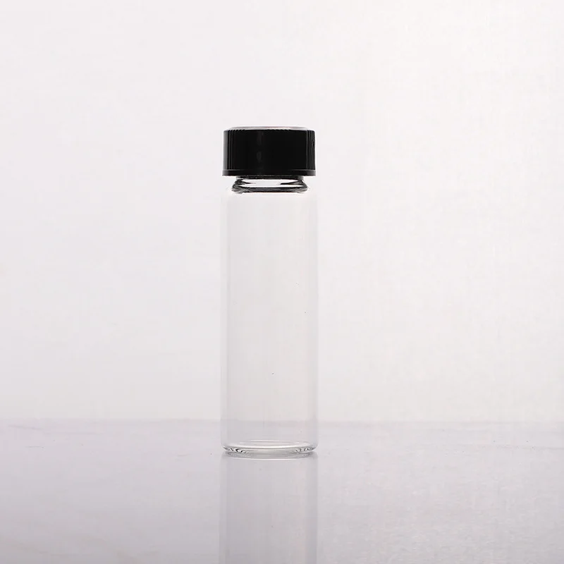 2ml bis 60ml transparente Glas proben fläschchen Labor reagenz flasche kleine klare Medizin fläschchen für chemische Experimente