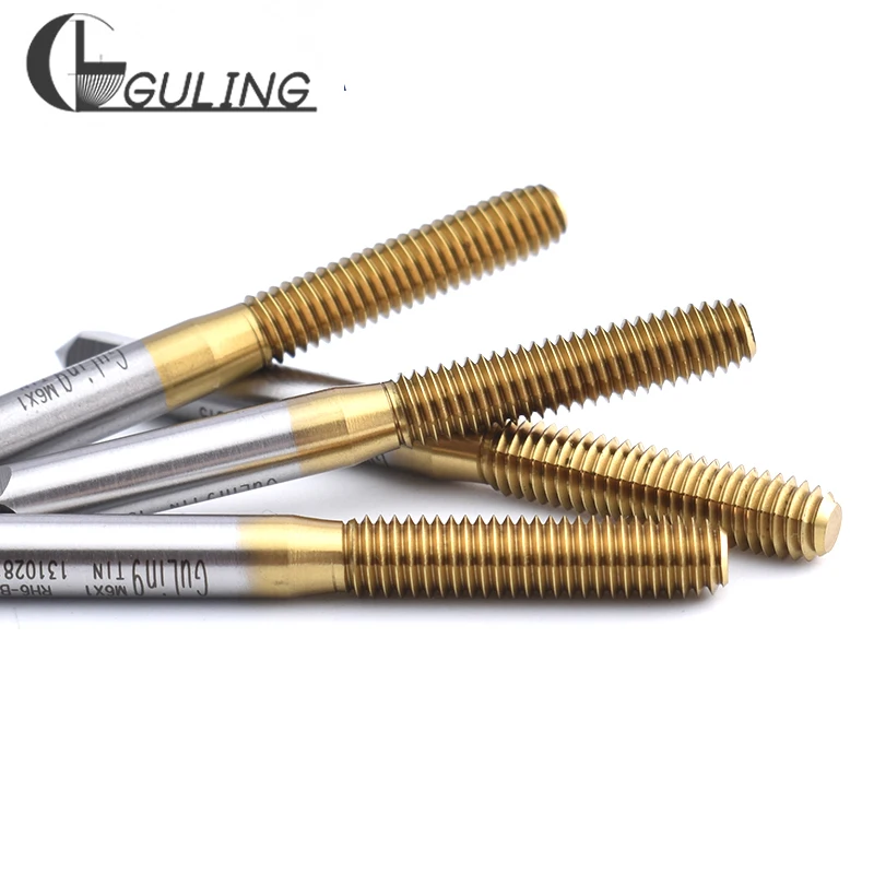 GULING HSSE With TIN Forming Tap M0.5M0.6M0.7M0.8M0.9M1M1.4M2M3M4M5M6M7M8 M9 M10 M11 M12 M14 M16M18M20 Machine Screw Thread Taps