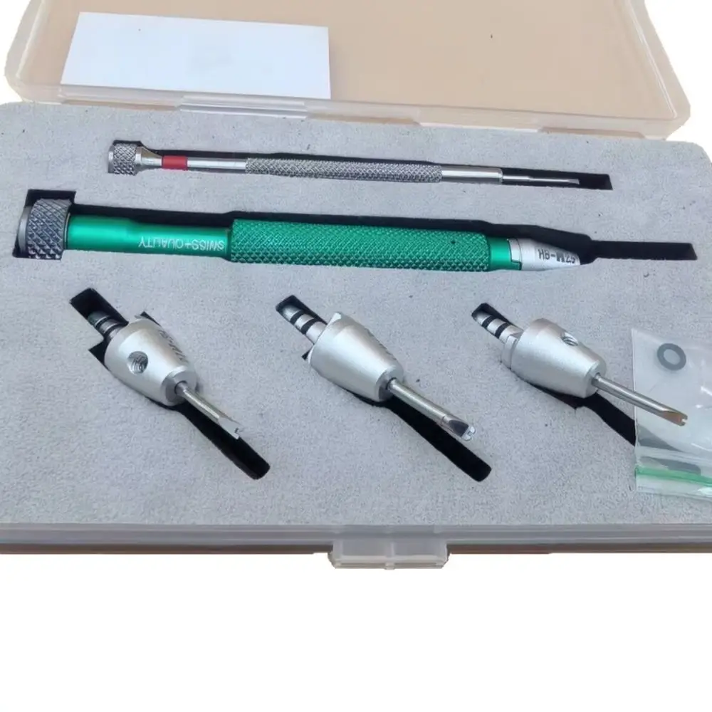 Ergonomic Precision Screwdriver Tool For Glasses Watch Repair Hand Tool Set U Shape H Shape Bits Repair Supplies