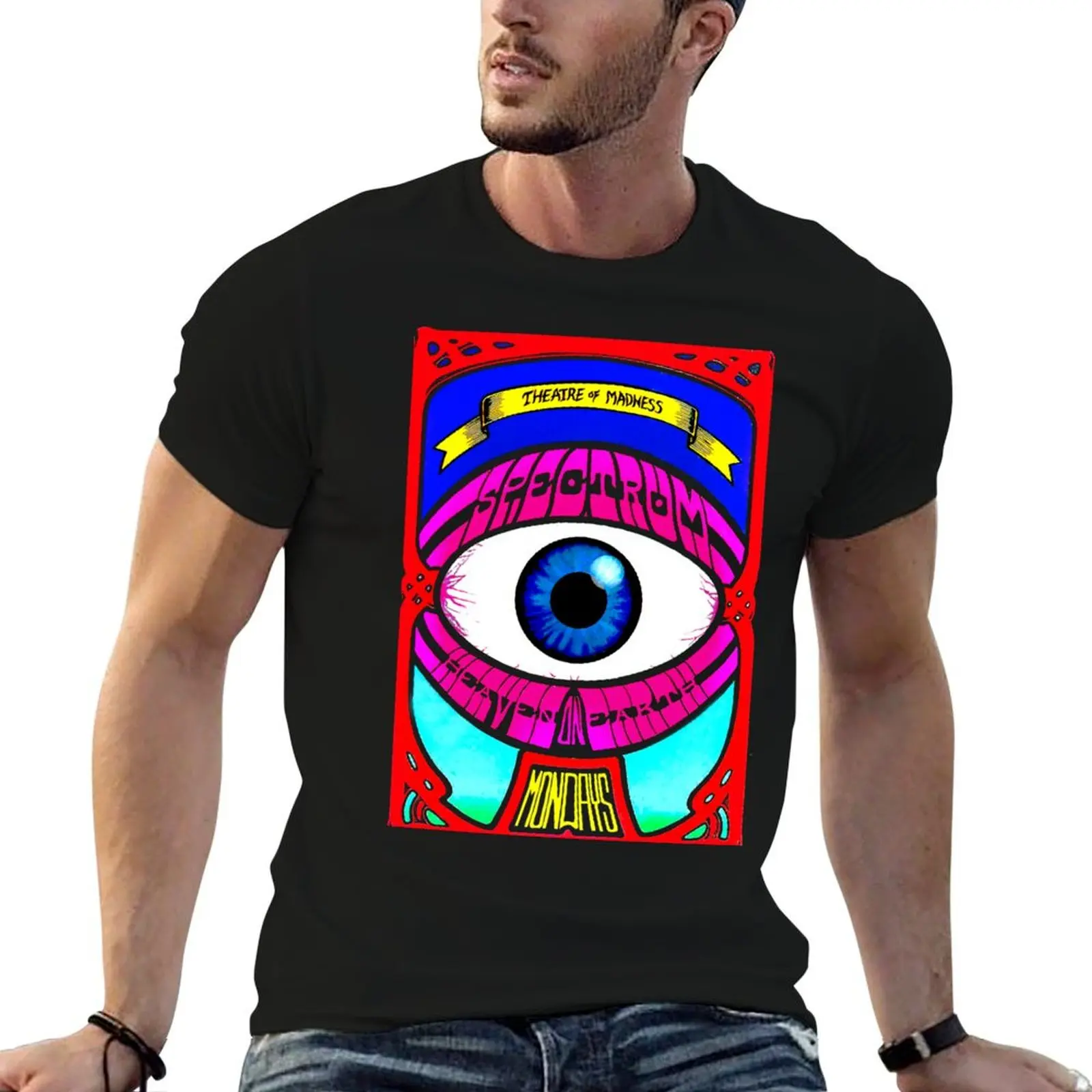 Spectrum Heaven on Earth Acid House Rave Poster Premium T-Shirt Aesthetic clothing customs sweat for a boy outfits for men