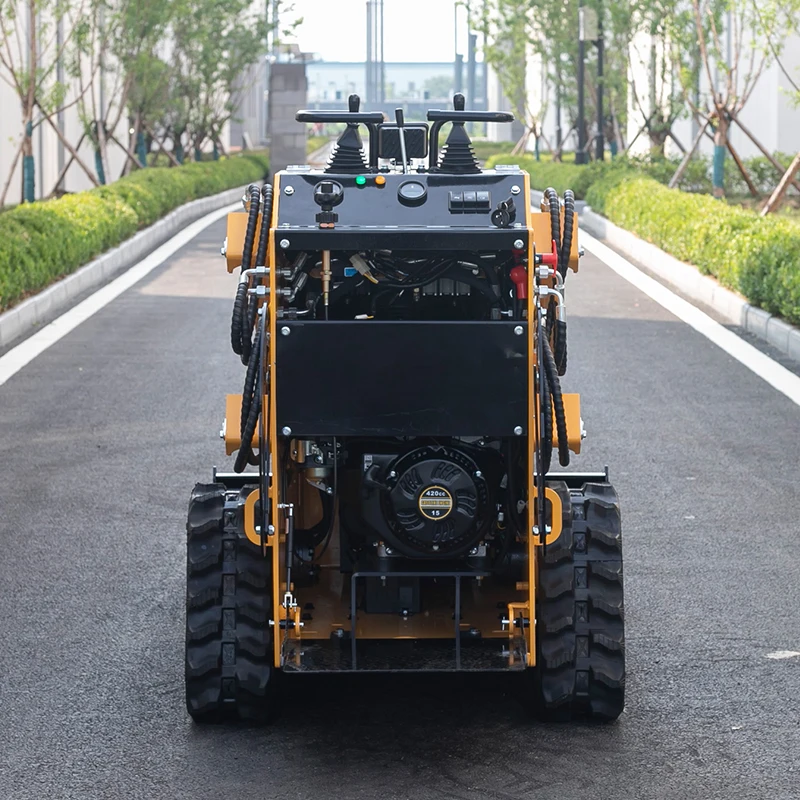 Personalizado EURO 5 EPA Mini Skid Steer Loader 420kg China Fabricante Pequeno Skid Loader Agile Mini Loader