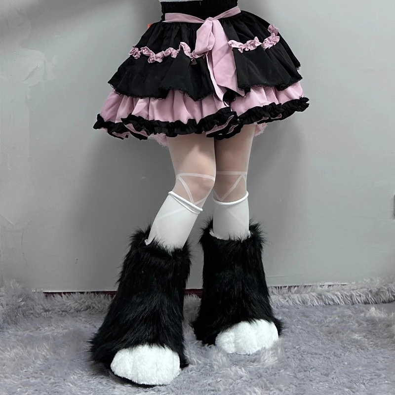 Animal Feet Cute Fur Kig Series Close Fitting Foot 3D Printed Foot Shell Animal Clothing