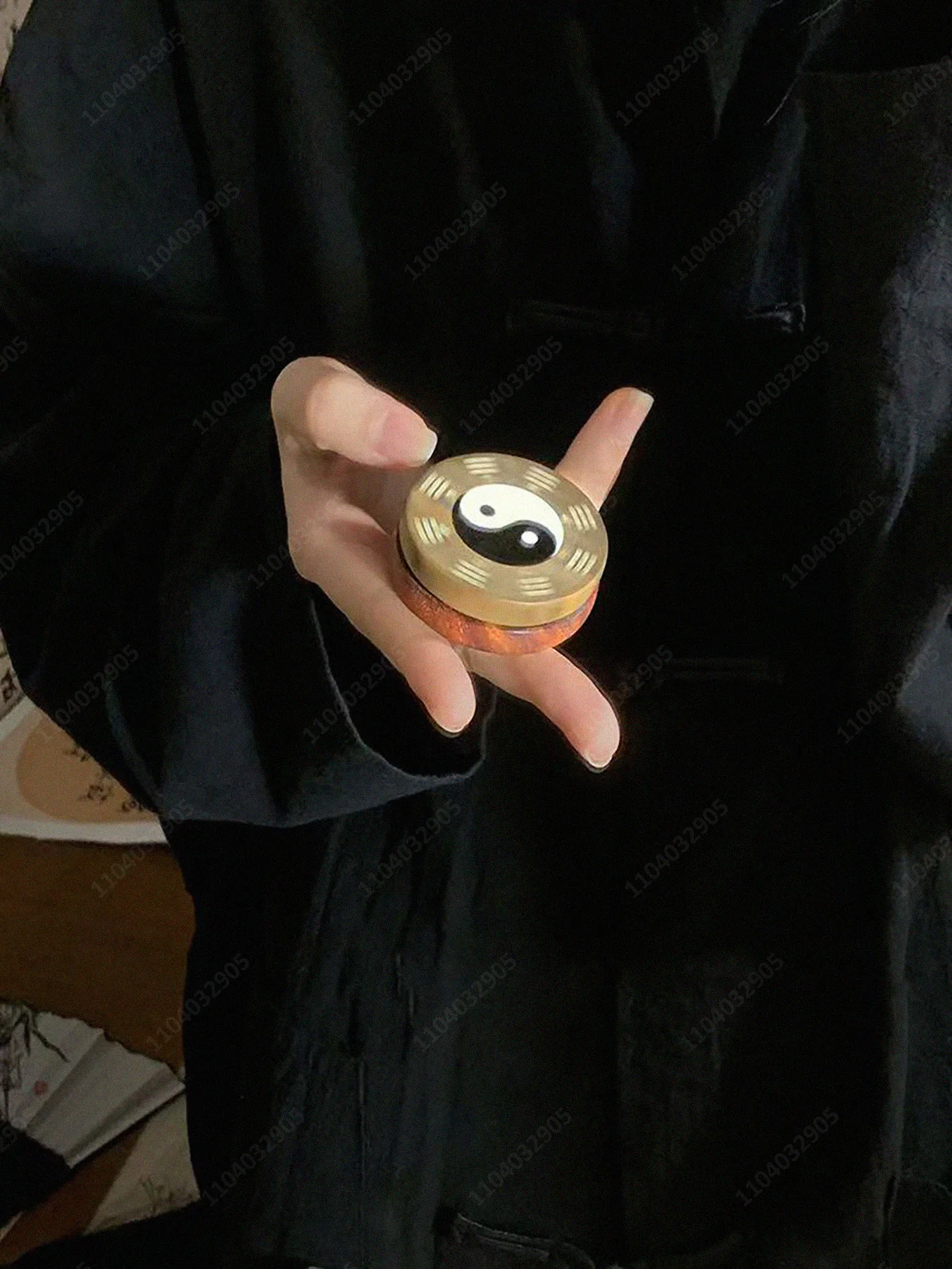 EDC Yin-Yang Fidget Spinner Taichi-Bagua le rotateur à huit diagrammes Fidget Gear Gadget soulagement du Stress jouet Anti-anxiété pour adultes