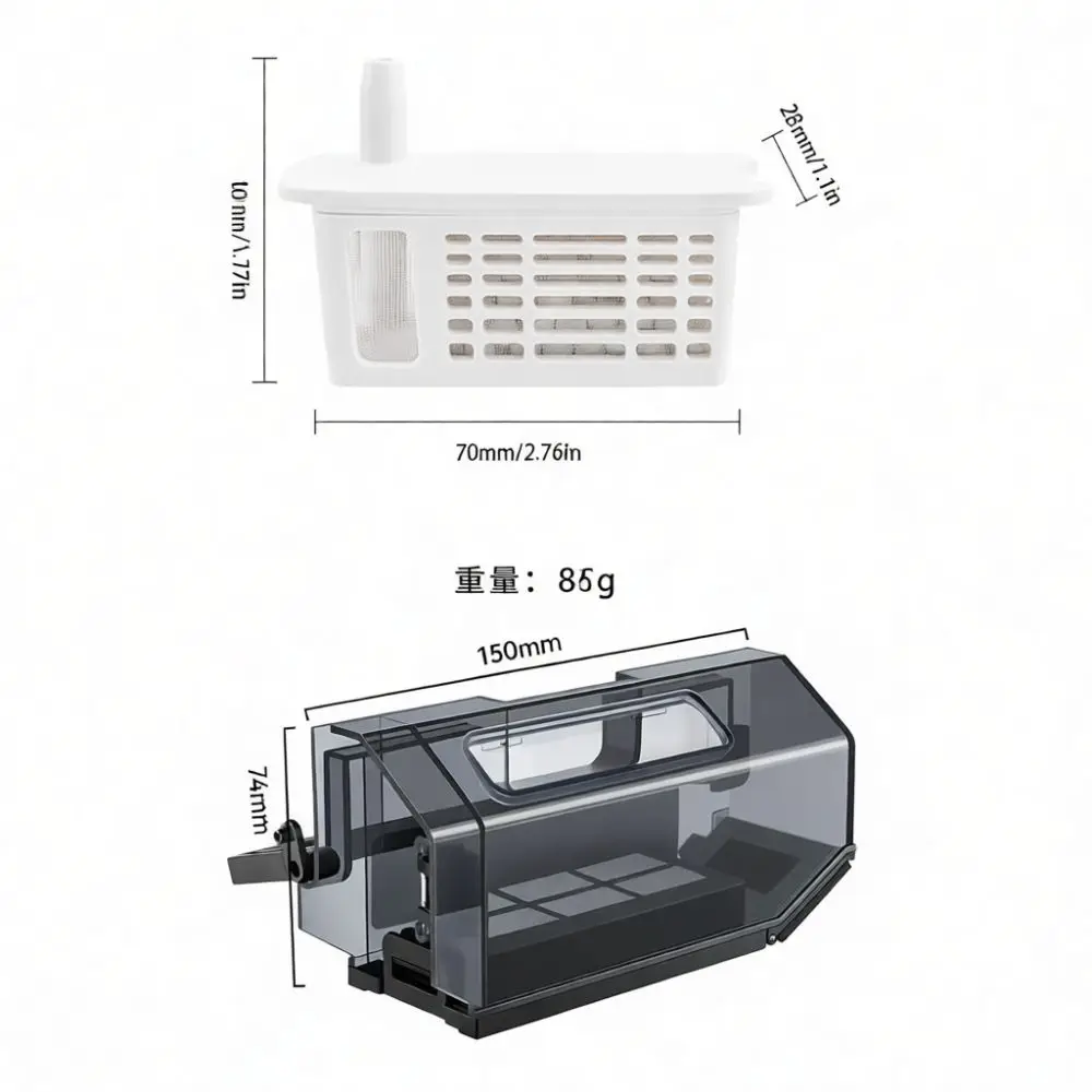 Replacement Consumables Kit For Ecovacs X5 Pro X5 Robot Vacuum Main Roller Brush Side Brush Dust Bag Filter Mop