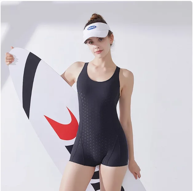 

Women Sleeveless Sexy Outdoor Water Sports Push Up Bathing Surfing SwimSuit One Piece Professional Quick-Dry Spandex SwimWear